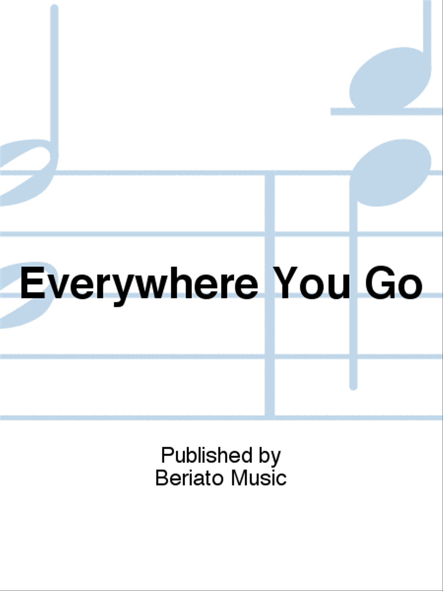 Everywhere You Go Piano, Vocal, Guitar scores gallery preview page 1