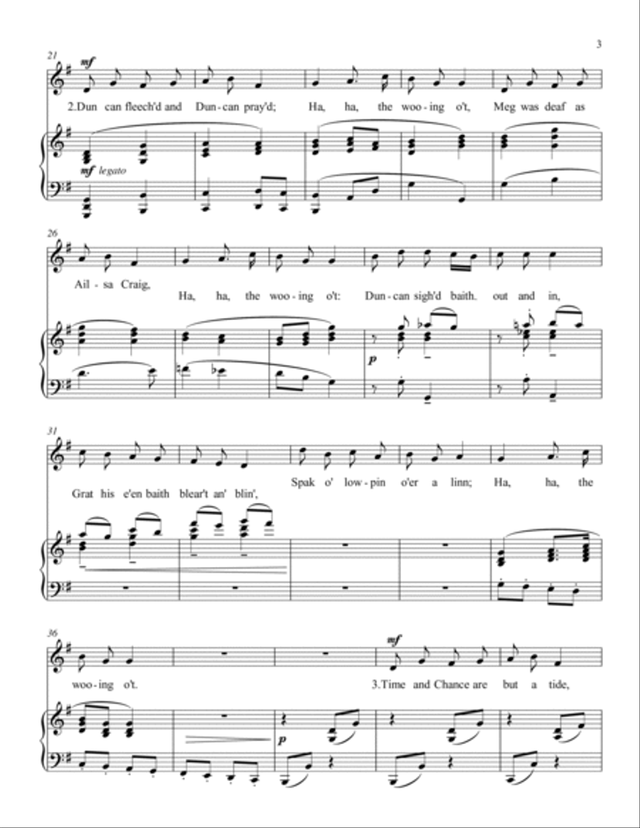 Duncan Gray in G (Burns) Duncan Gray in G (Burns) Voice scores gallery preview page 3