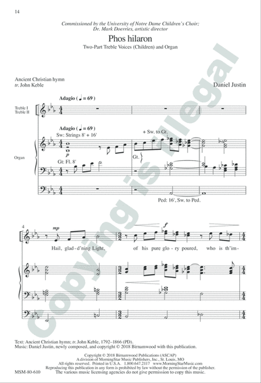 Evensong Unison Choir scores gallery preview page 13