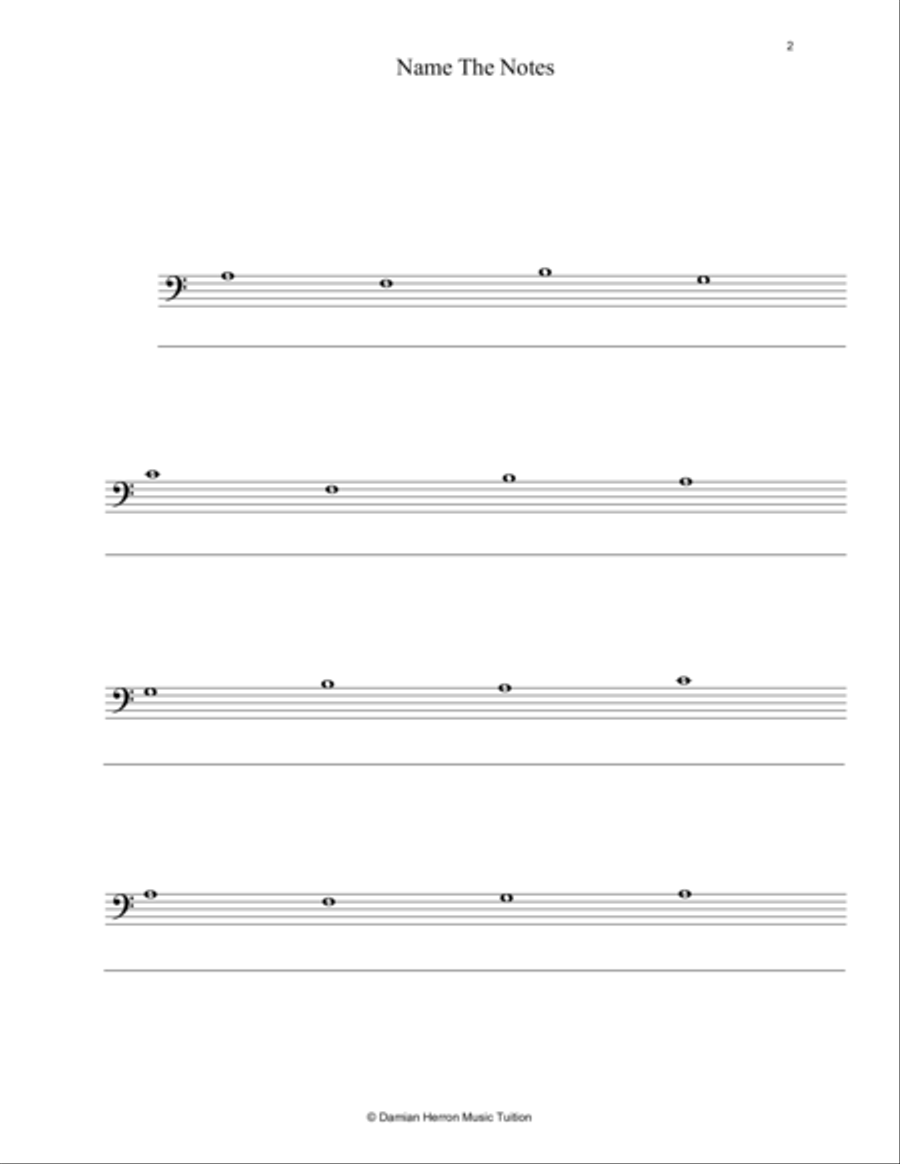 Piano Music Theory Worksheets for Early Beginner. Level 1 Piano Method scores gallery preview page 3