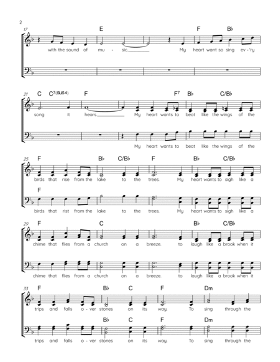 The Sound Of Music 4-Part scores gallery preview page 2