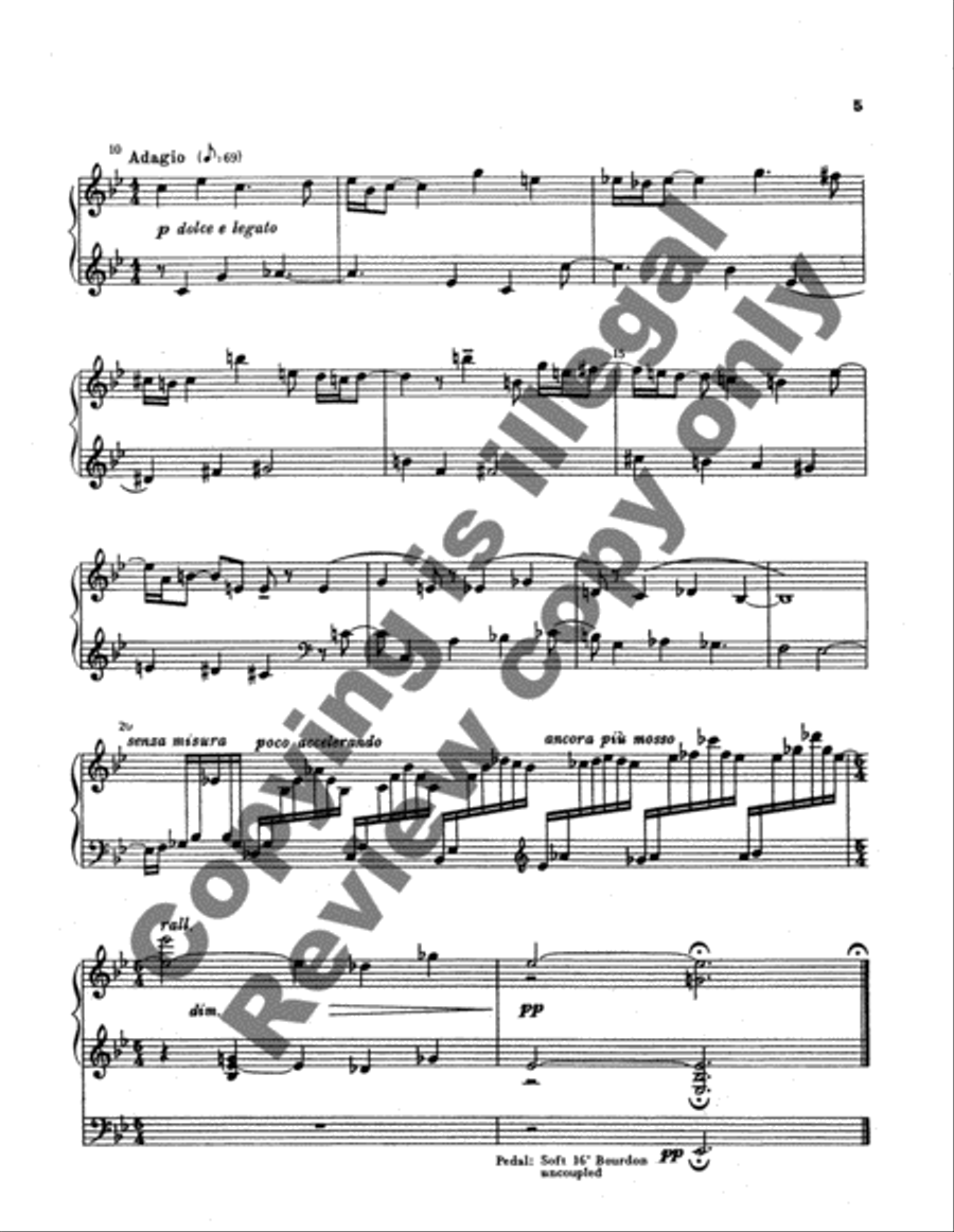 Suite for Organ Suite for Organ Organ Solo scores gallery preview page 10