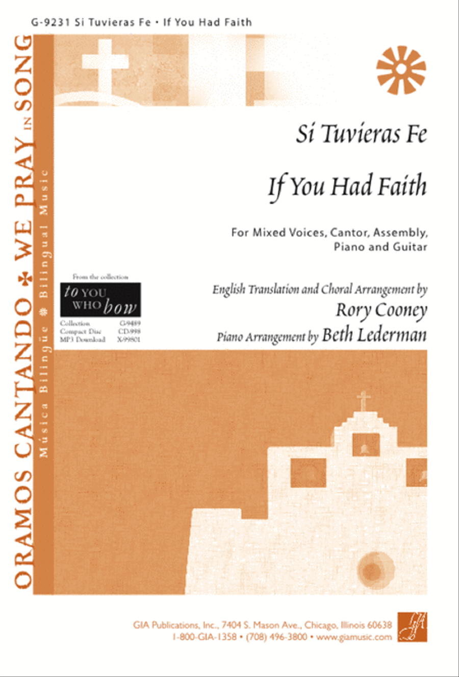 Si Tuvieras Fe / If You Had Faith - Guitar edition Guitar scores gallery preview page 1