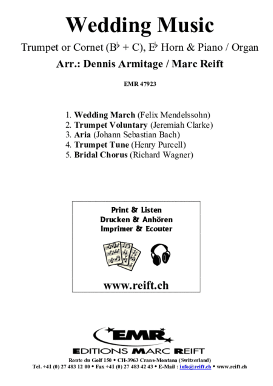Wedding Music Cornet scores gallery preview page 2