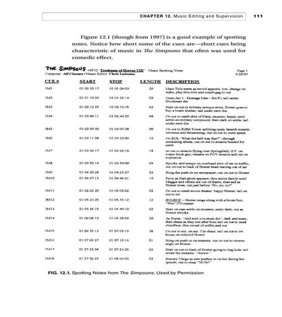Complete Guide to Film Scoring – 3rd Edition Collection / Songbook scores gallery preview page 6