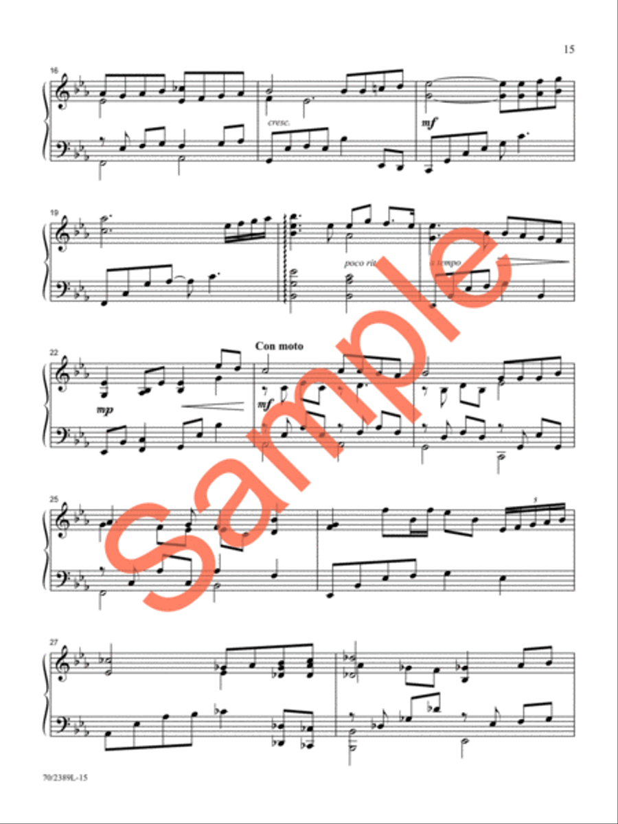 The Rugged Cross, the Empty Tomb Piano Solo scores gallery preview page 13