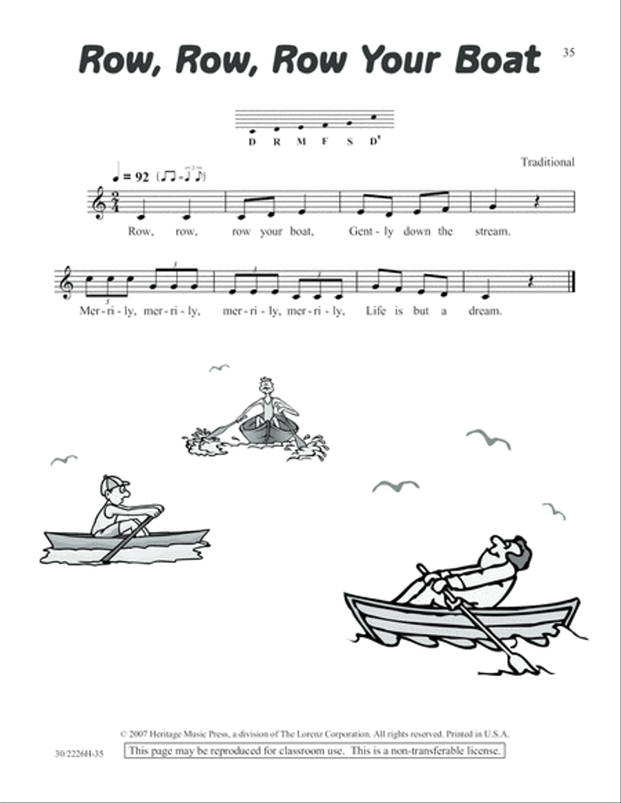 One-A-Day Warm-Ups for Orff Instruments Unison Choir scores gallery preview page 36