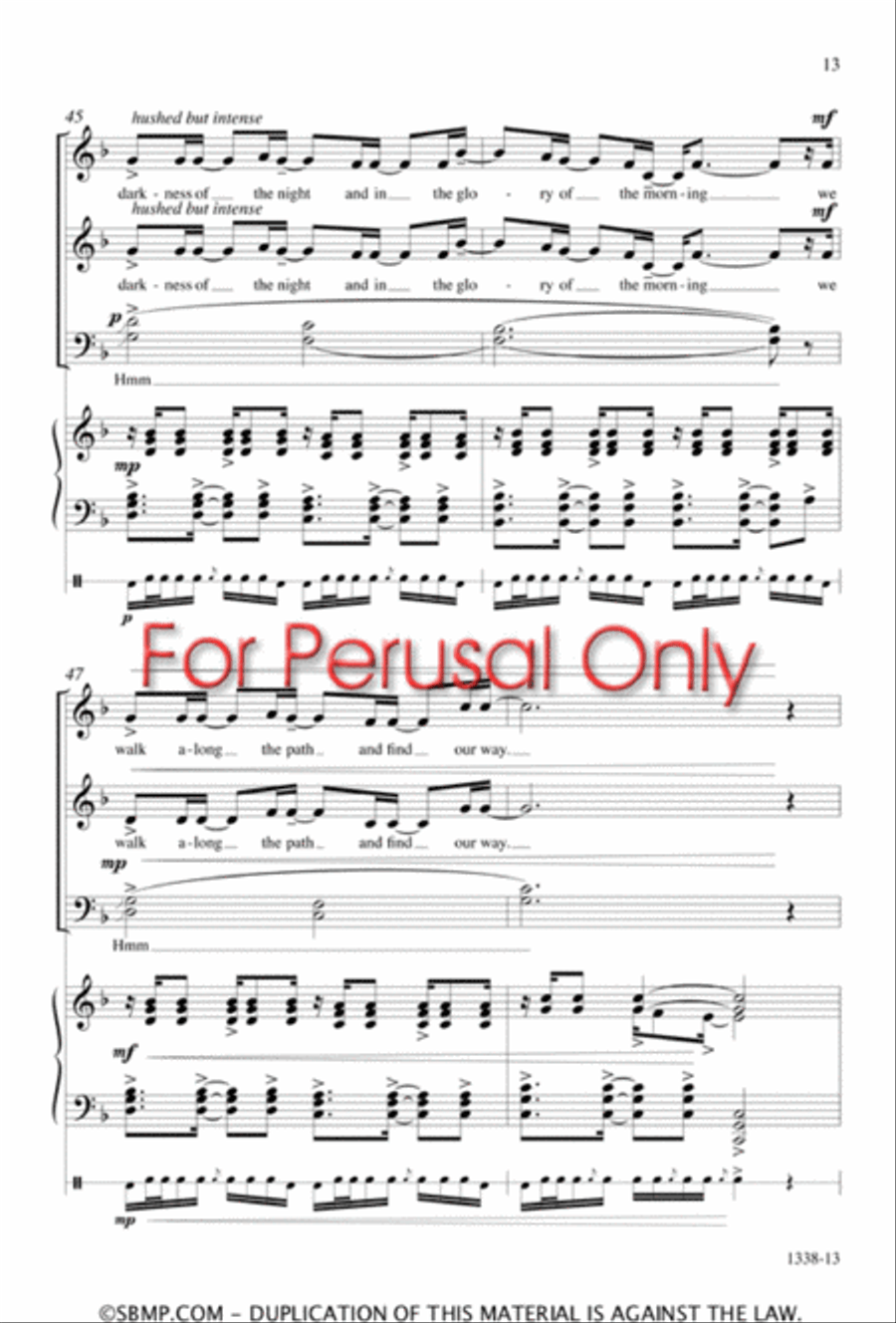 Sisi ni moja - SATB Octavo 4-Part scores gallery preview page 12