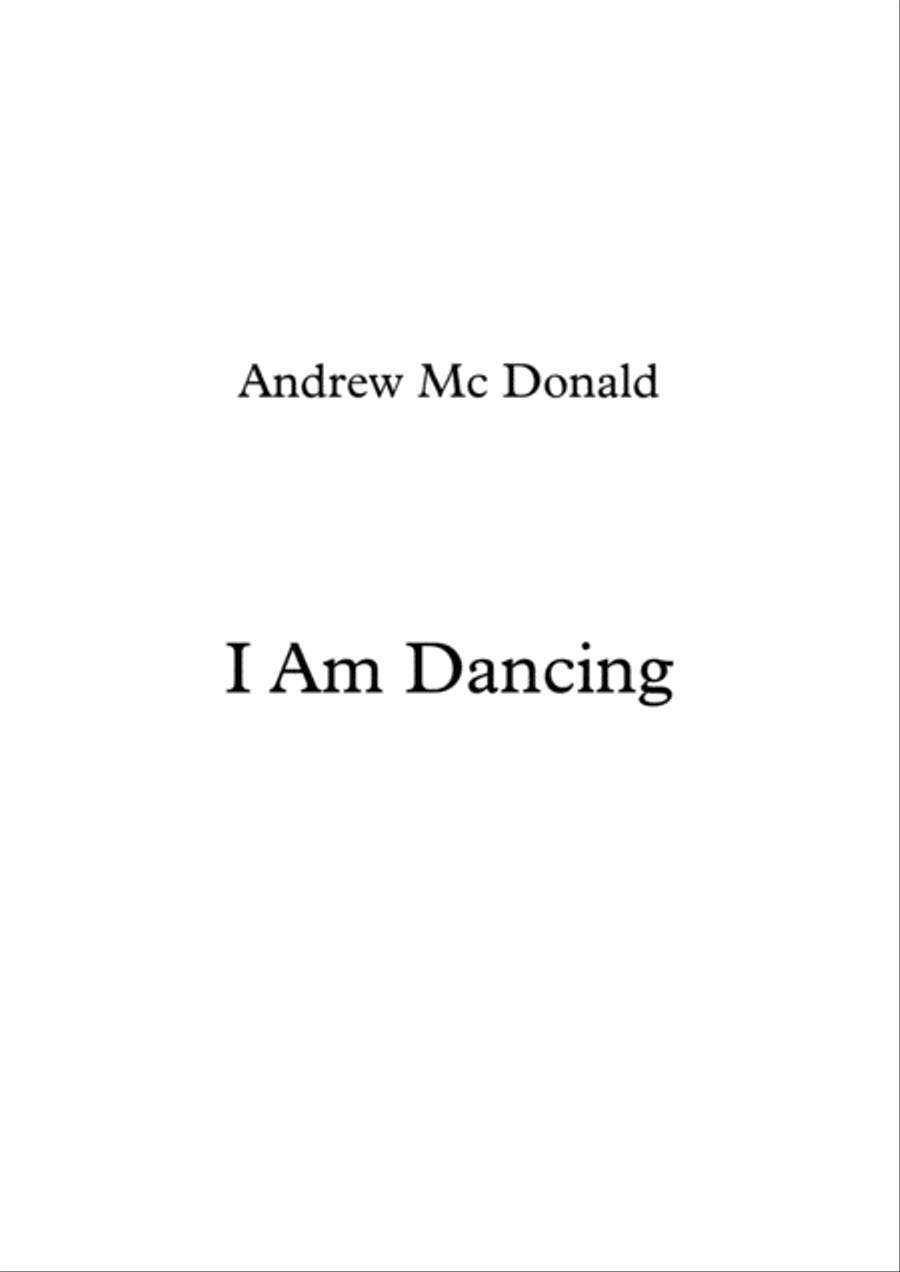 I Am Dancing I Am Dancing Voice scores gallery preview page 1