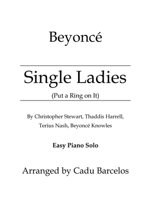 Book cover for Single Ladies (put A Ring On It)