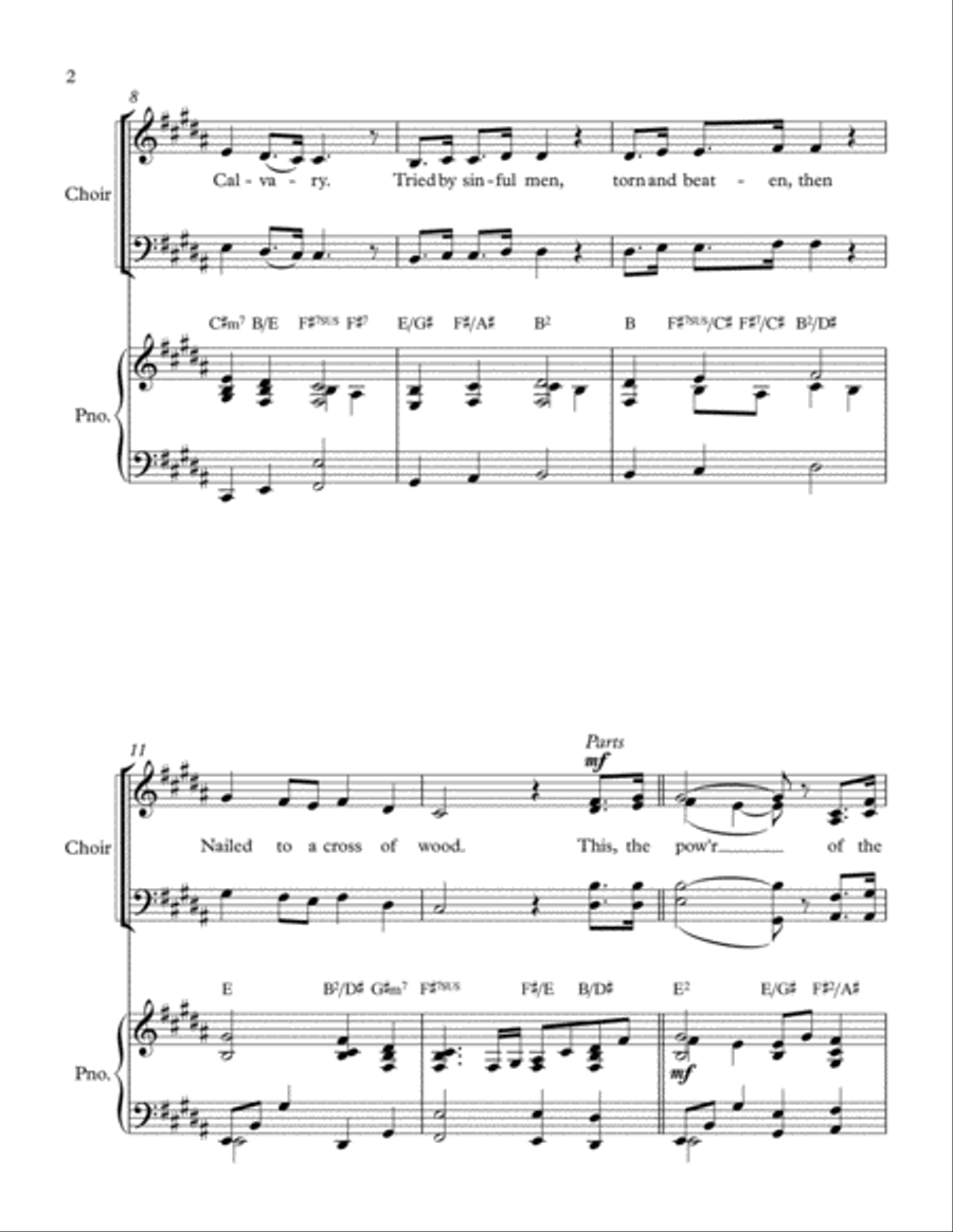 The Power Of The Cross (Oh To See The Dawn) Small Ensemble scores gallery preview page 2