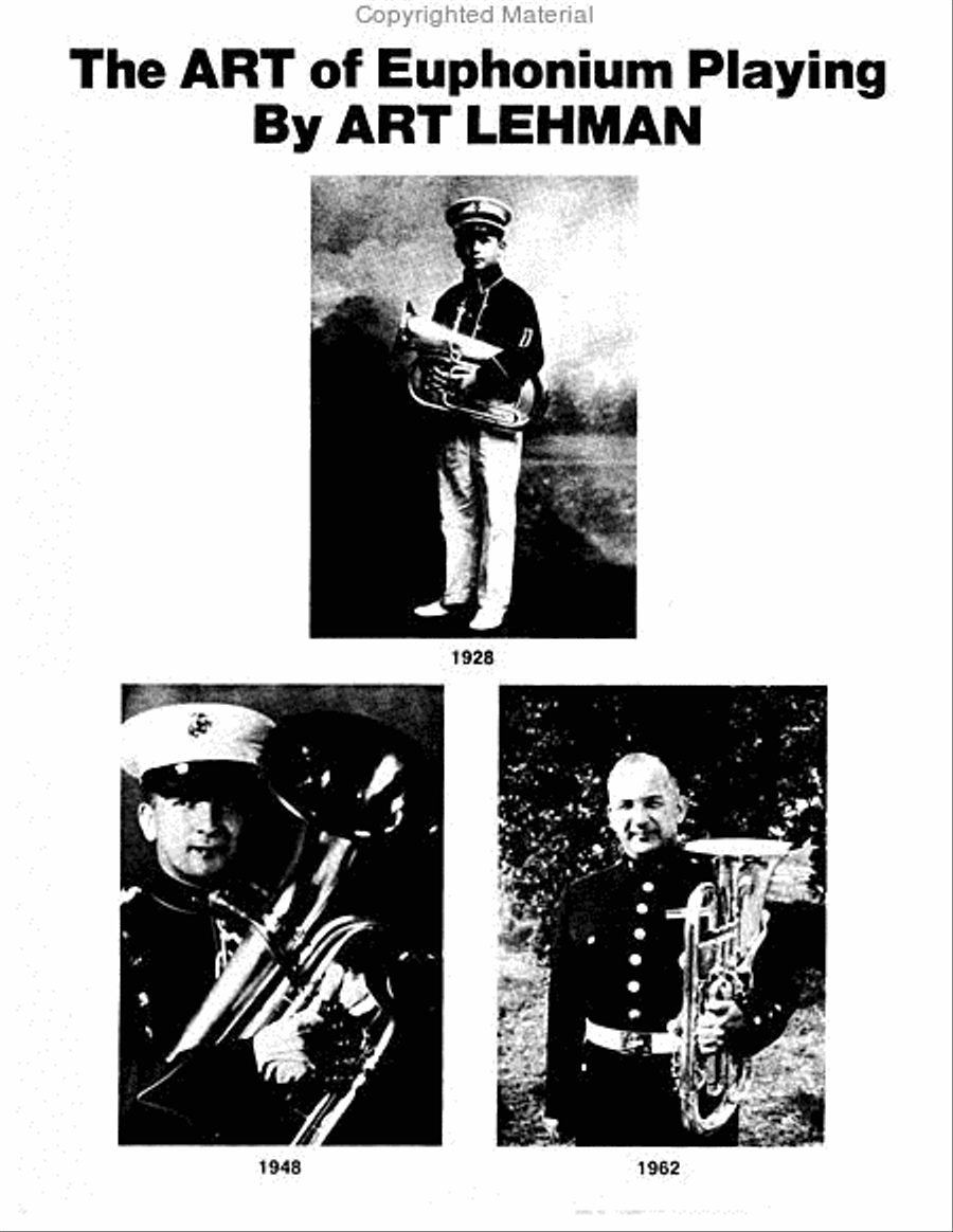 Volume I- The Art of the Euphonium Euphonium scores gallery preview page 2