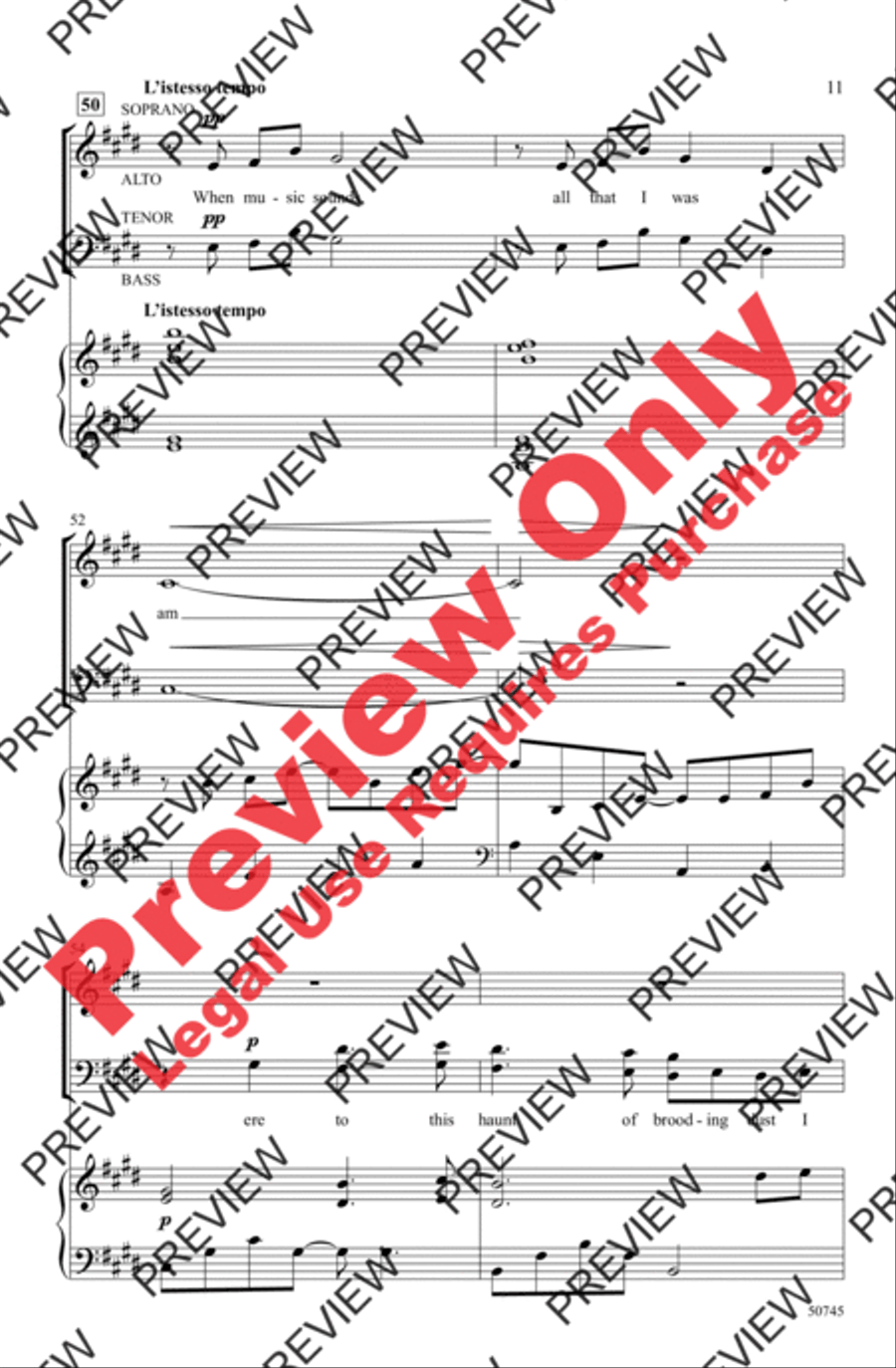 When Music Sounds When Music Sounds 4-Part scores gallery preview page 11
