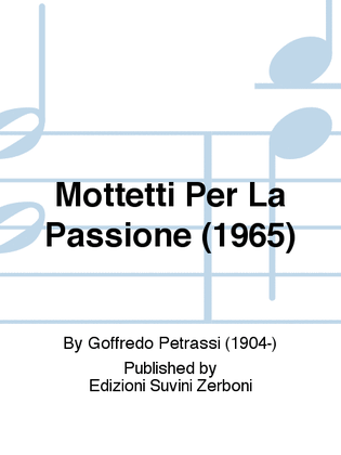 Mottetti Per La Passione (1965)