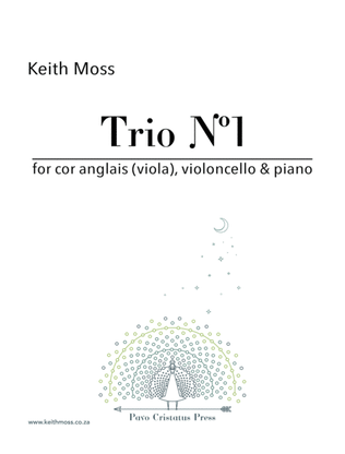 Book cover for Trio Nº1 - (viola version) for cor anglais (viola), violoncello & piano