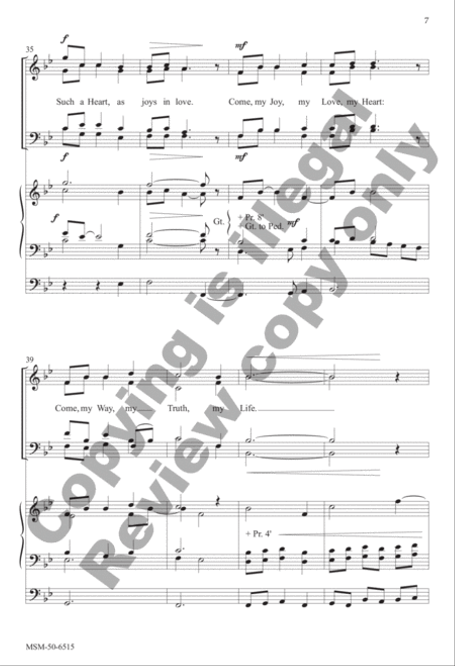 The Call 4-Part scores gallery preview page 7