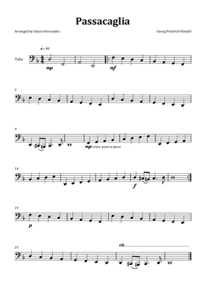 Passacaglia by Handel/Halvorsen - Tuba Solo