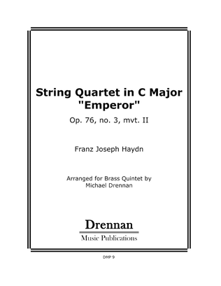 Emperor String Quartet, op. 76, no. 3, Second Movement