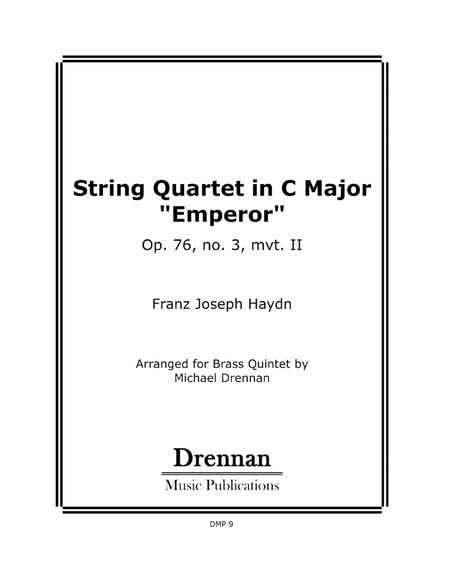 Emperor String Quartet, op. 76, no. 3, Second Movement image number null