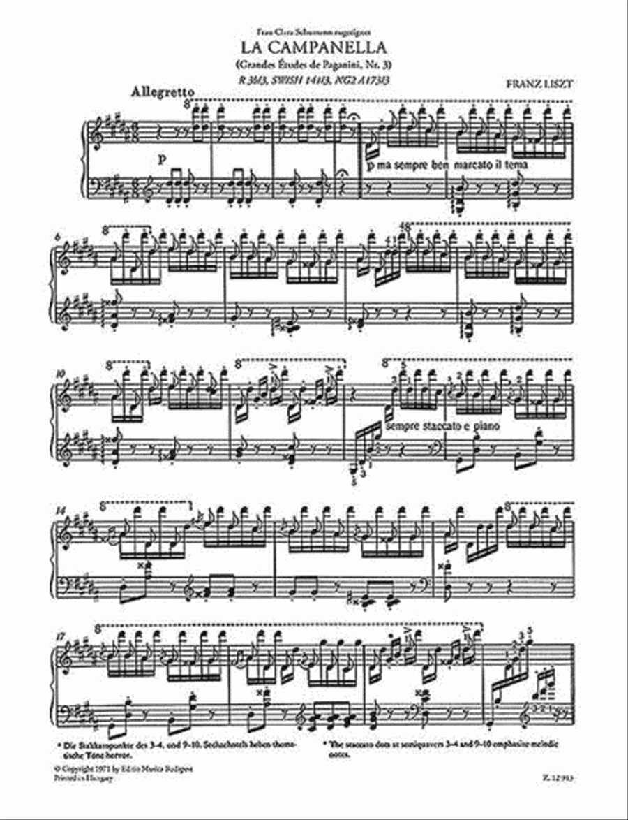 La Campanella Piano Solo scores gallery preview page 3