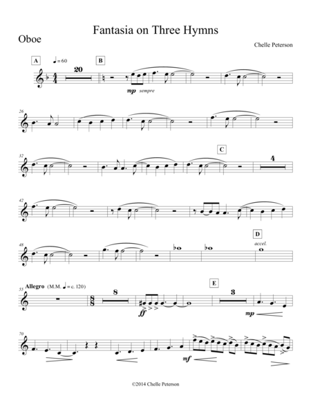 Fantasia on Three Hymns-Oboe image number null