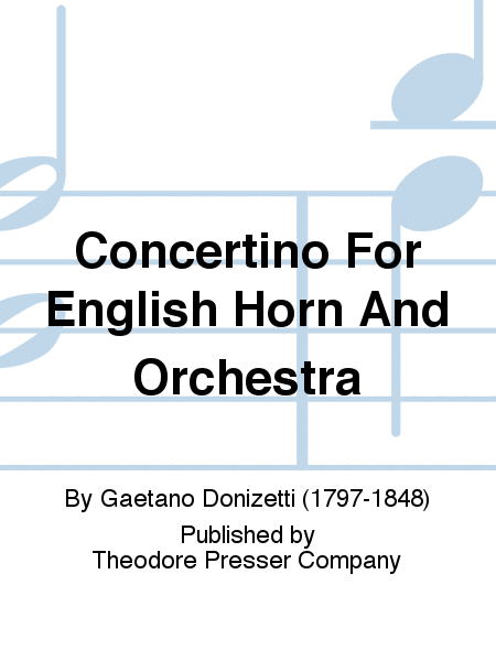 Concertino for English Horn and Orchestra