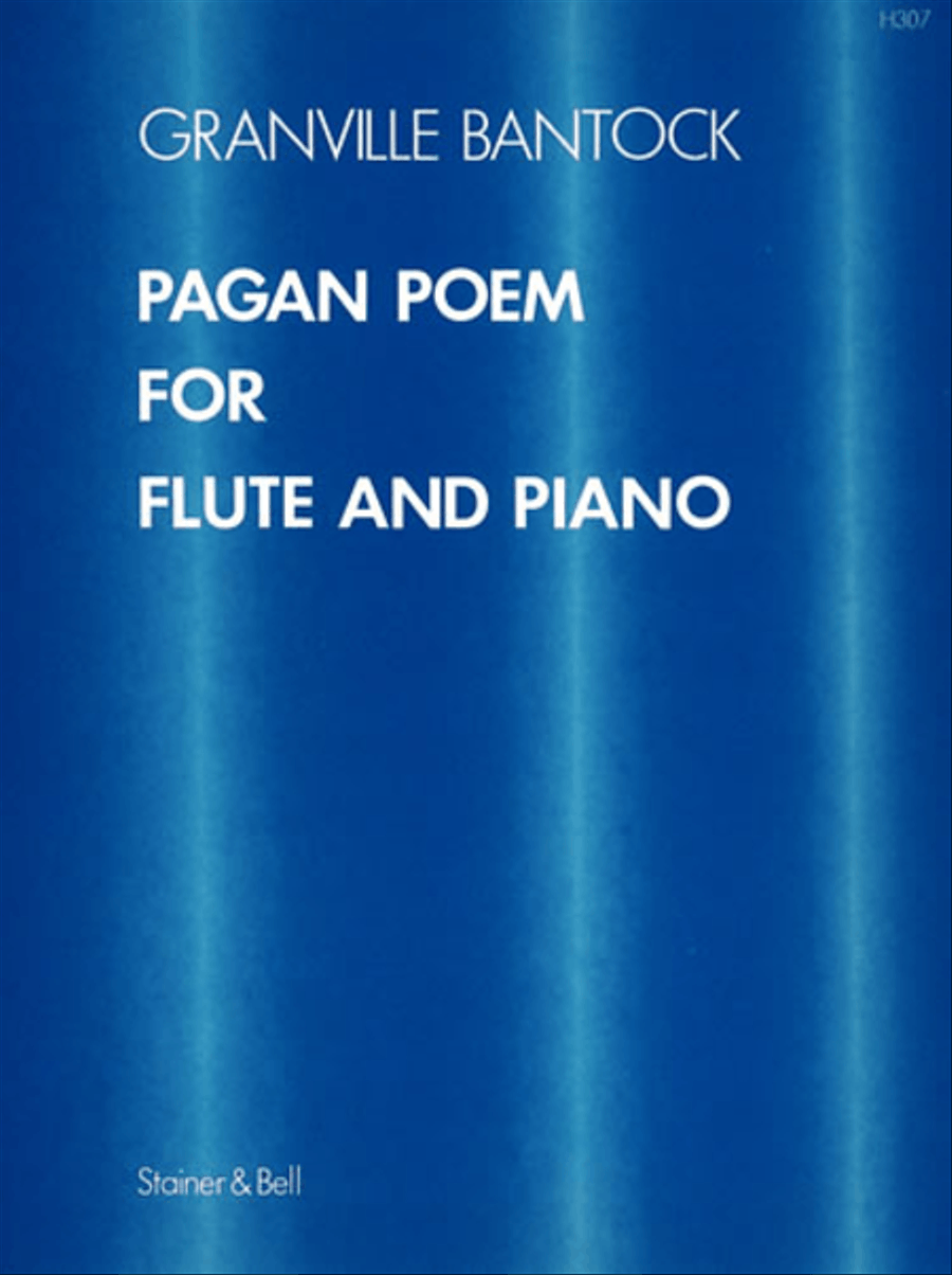 Pagan Poem for Flute and Piano Flute Solo scores gallery preview page 1
