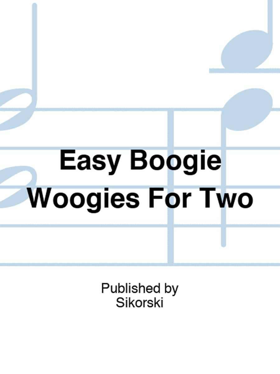 Easy Boogie Woogies For Two