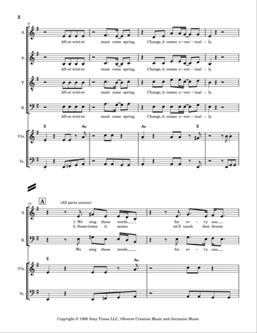 Everything Is Everything Everything Is Everything 4-Part scores gallery preview page 2