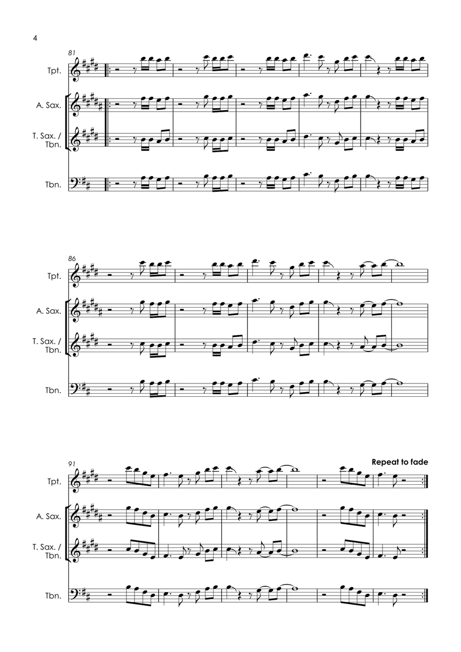 Let's Groove Tenor Saxophone scores gallery preview page 6