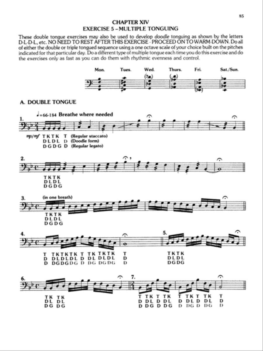 Buddy Baker Tenor Trombone Method