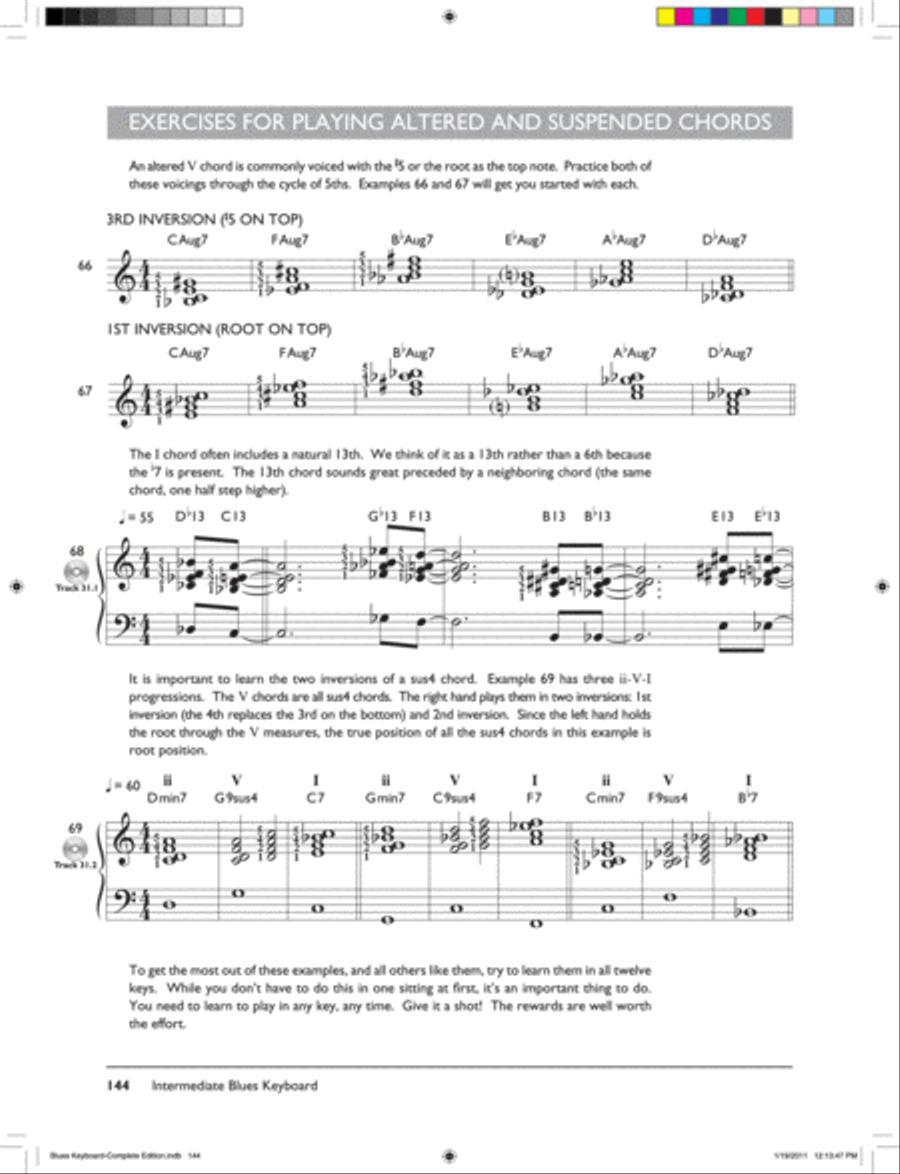 Complete Blues Keyboard Method Complete Edition Piano Method scores gallery preview page 13