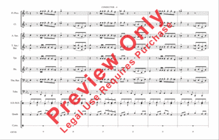 Out of Sight Out of Sight Marching Band scores gallery preview page 5