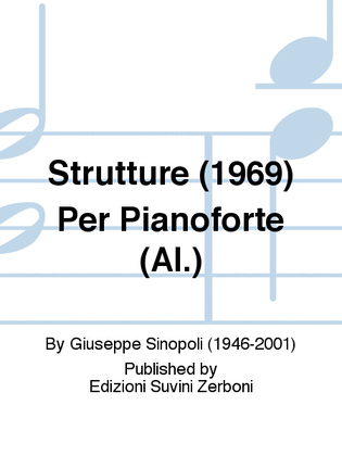 Strutture (1969) Per Pianoforte (Al.)