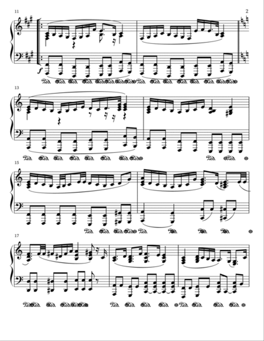 Opfert eure Herzen! (Shinzo wo Sasageyo!) Piano Solo scores gallery preview page 2