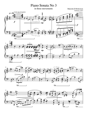 Piano Sonata No 3