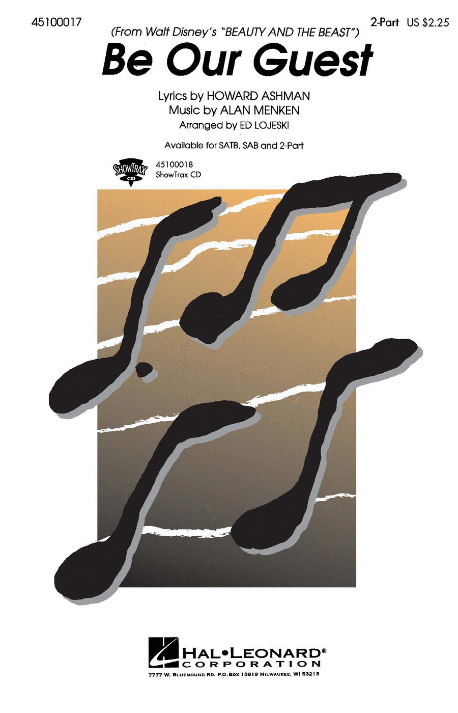 Be Our Guest Be Our Guest 2-Part scores gallery preview page 1