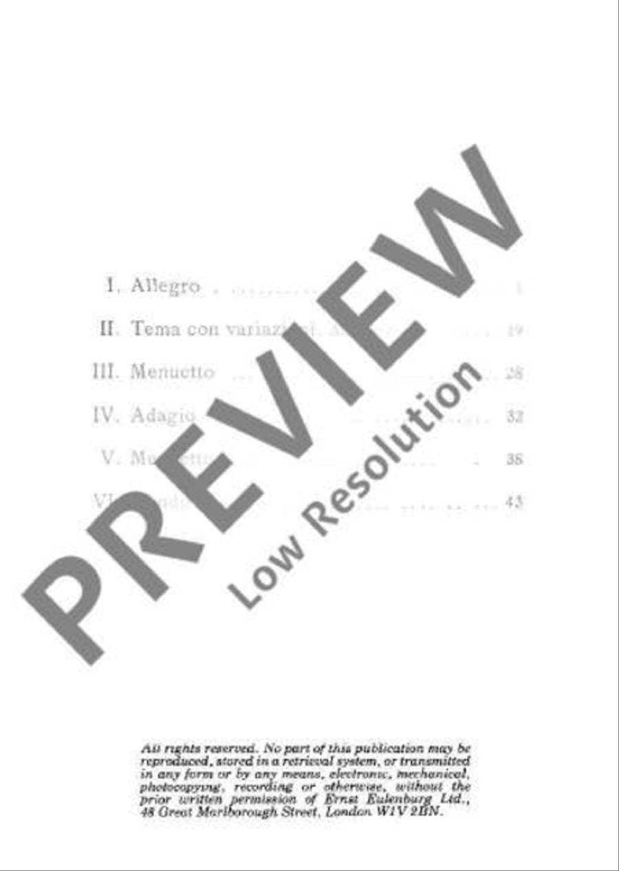 Divertimento No. 17 D major Horn scores gallery preview page 3