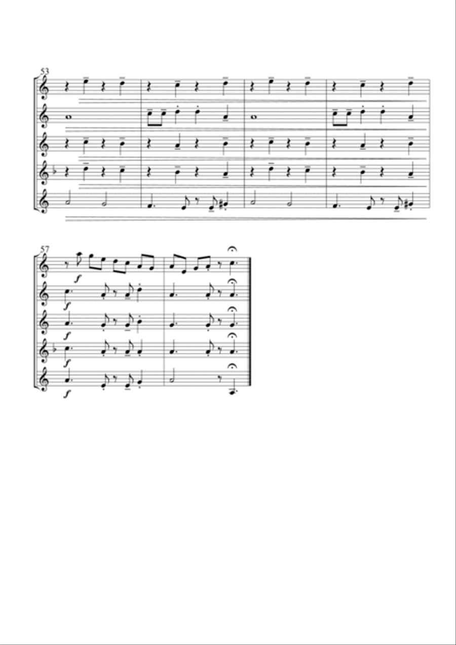 Hit The Road Jack Hit The Road Jack Saxophone Quintet scores gallery preview page 6