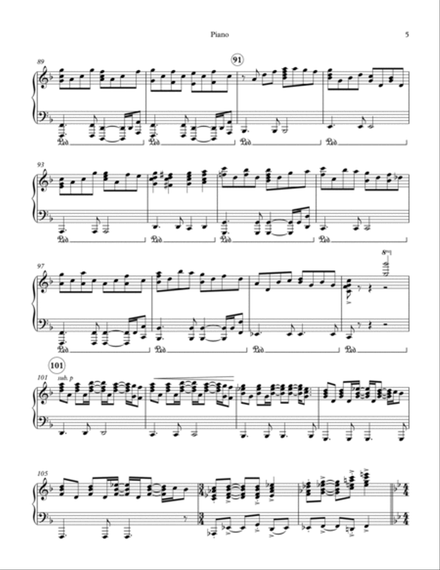 Macarthur Park Large Ensemble scores gallery preview page 5