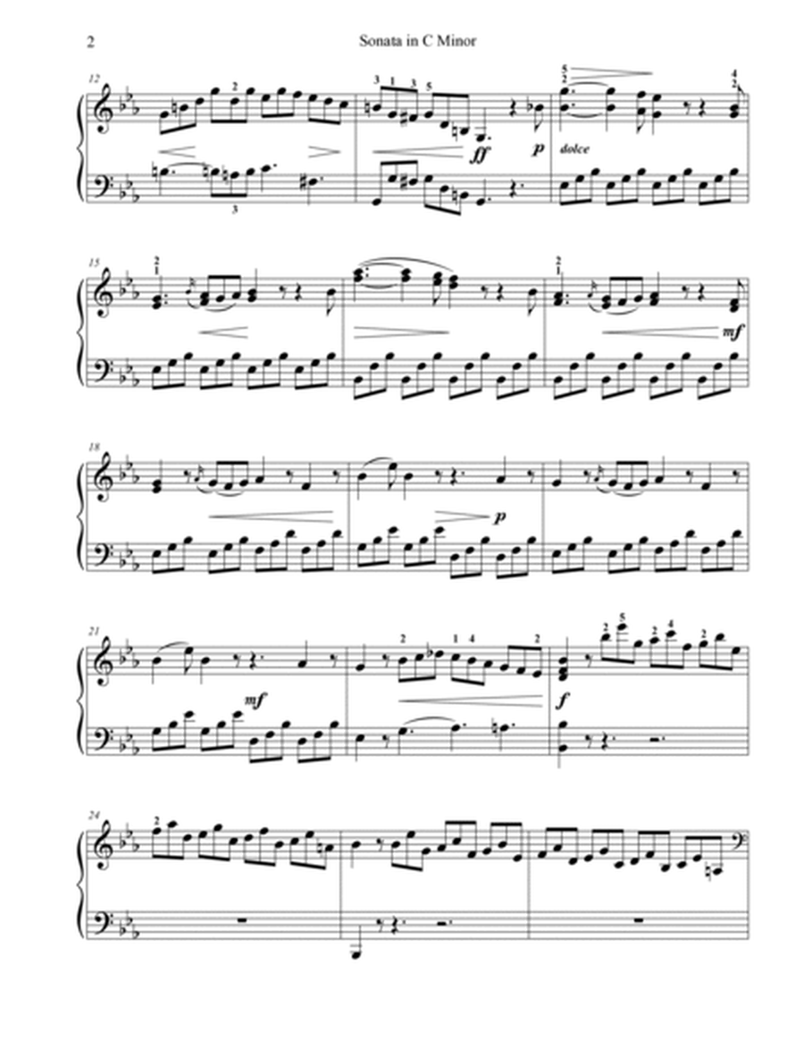 Sonata in C Minor, Op. 17, No. 2, III image number null