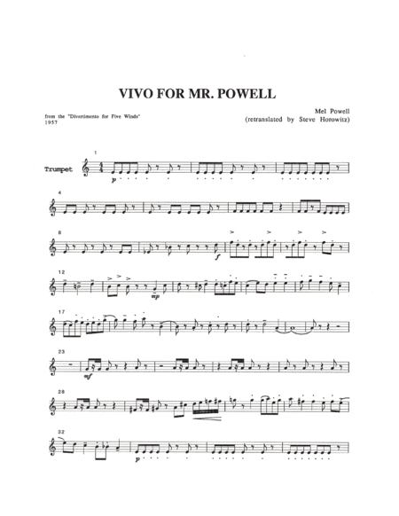 Vivo For Mr. Powell-PARTS