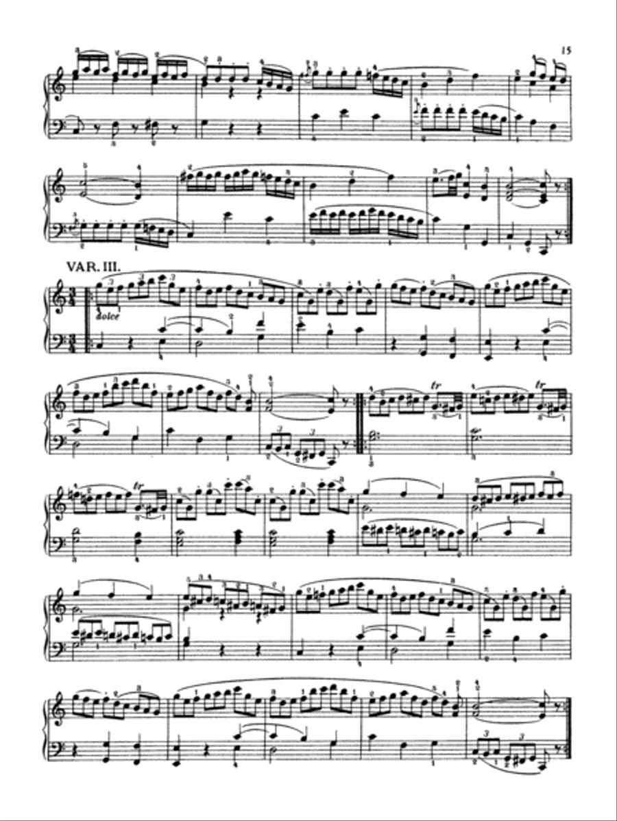 Mozart: Variations, Complete Piano Solo scores gallery preview page 3