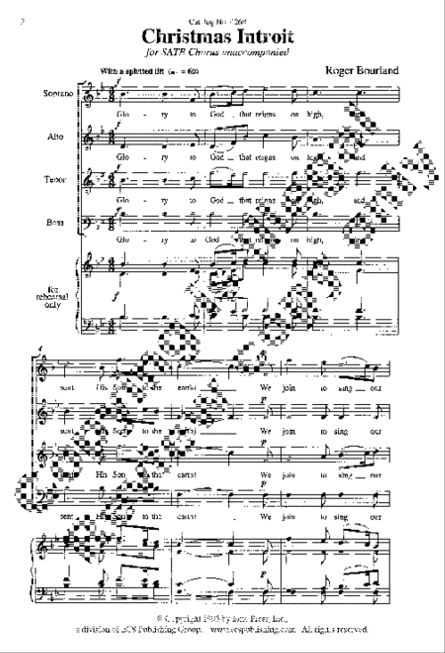 Christmas Introit 4-Part scores gallery preview page 2