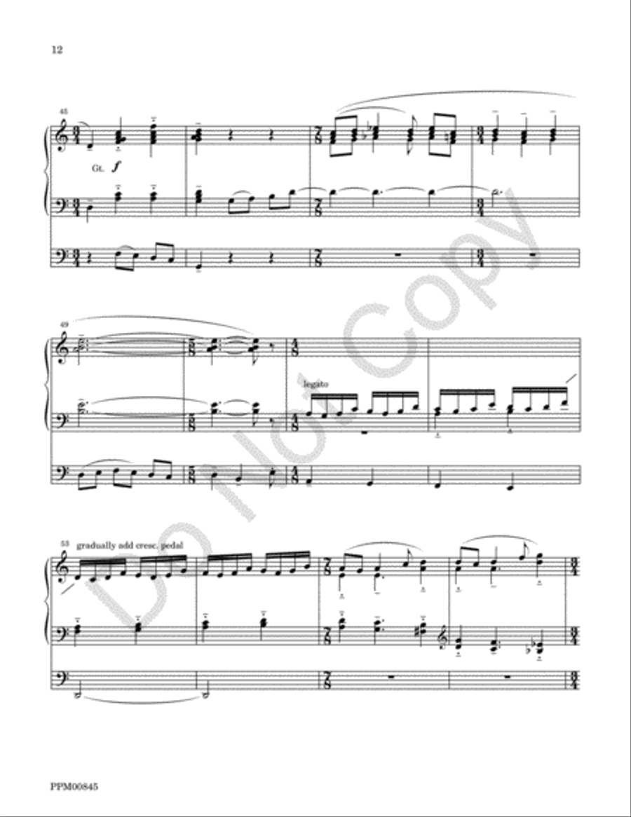 Variations On Wondrous Love Choir scores gallery preview page 15