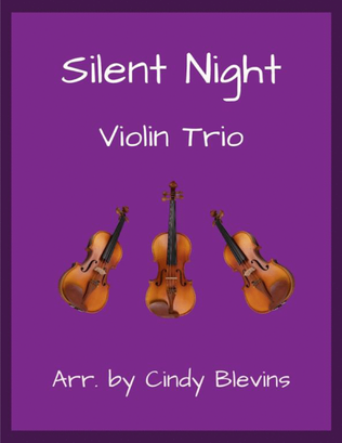Book cover for Silent Night, for Violin Trio