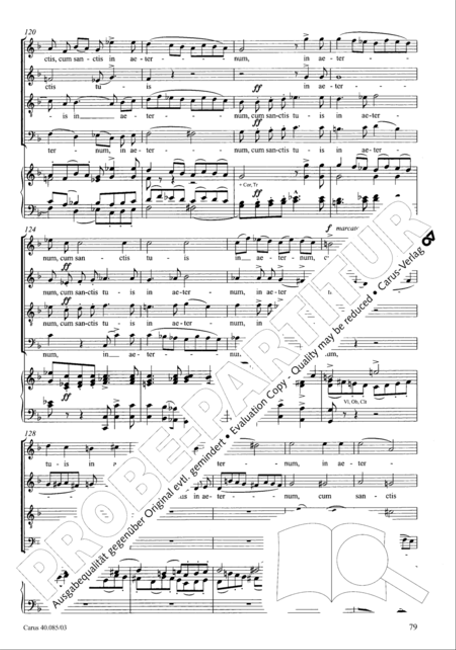 Missa pro defunctis Missa pro defunctis 4-Part scores gallery preview page 80