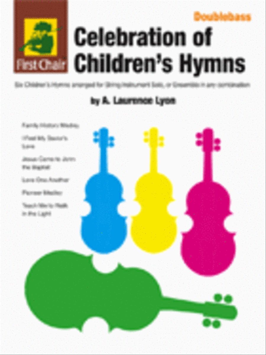 Celebration of Children's Hymns - Doublebass Double Bass scores gallery preview page 1