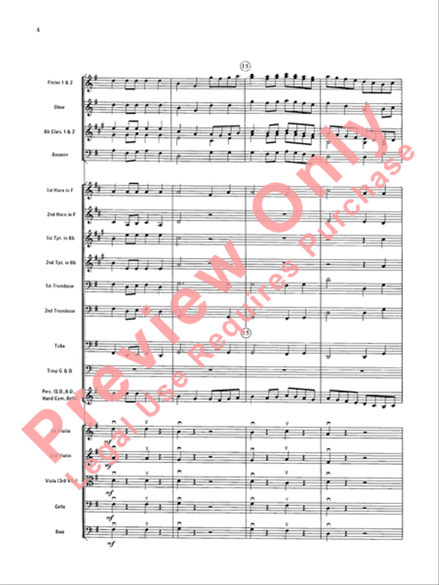 Rondeau (Theme from Masterpiece Theatre) Full Orchestra scores gallery preview page 7