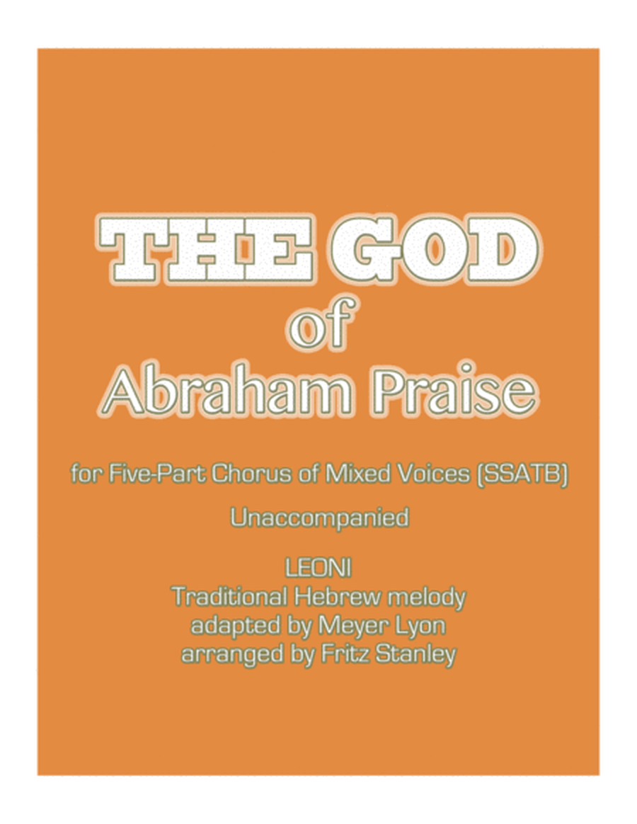 The GOD of Abraham Praise - SSATB A Cappella image number null